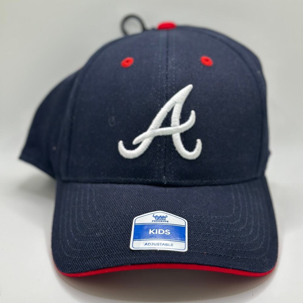 Kids Atlanta Braves Hat- Kids One Size Adjustable New with tags